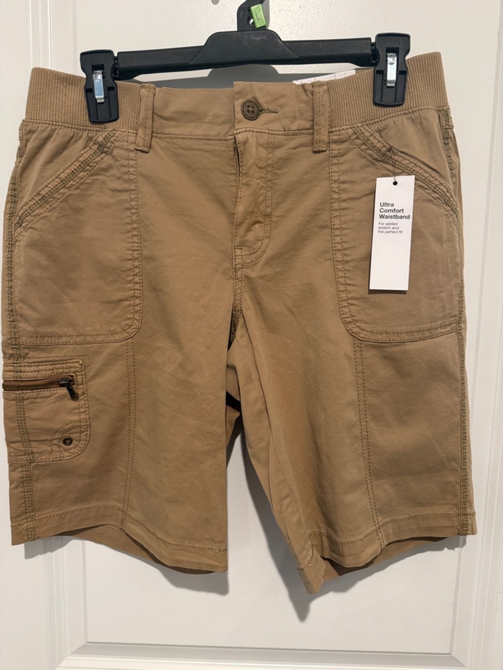 Sonoma Men's Tan Cargo Shorts with Utility Pockets